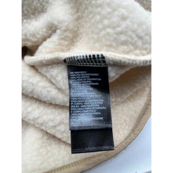 The North Face Women’s Fleece Jacket M Sherpa Cragmont Snap Warm Cream - Picture 8 of 11